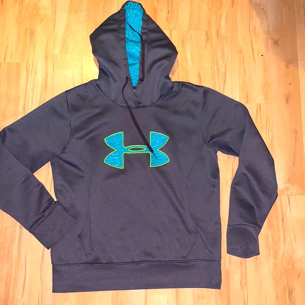 Under Armour Black and Blue Hoodie